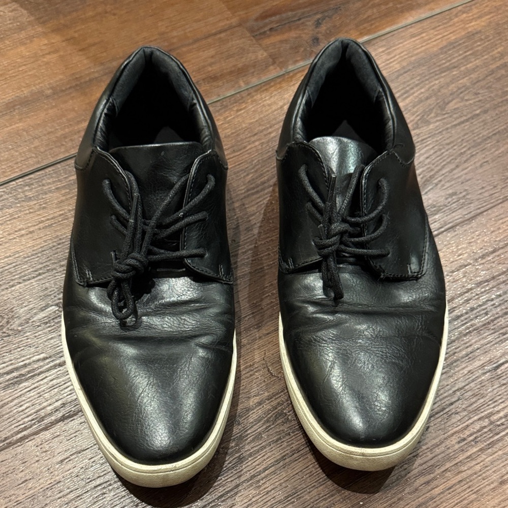 Alfani Black Leather Men's Loafers